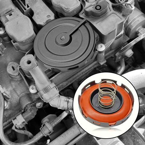 Pleoos PCV valve diaphragm repair kit for VW Golf/Jetta/Passat/Audi; orange gasket and coil spring