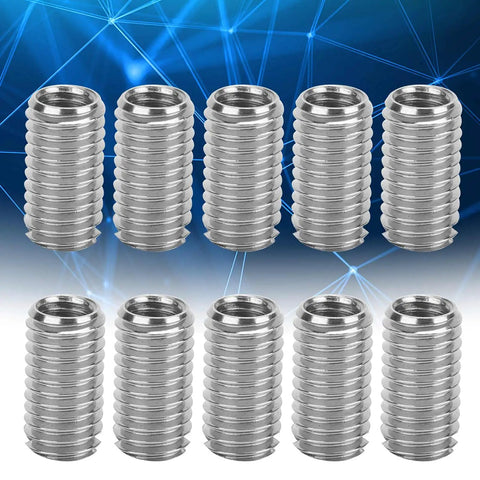 20pcs stainless steel threaded inserts set; male/female adapters for machinery maintenance