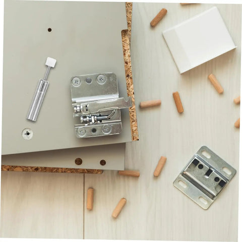 Hydraulic Silent Close Buffer Kit For Cabinet Doors 5Pcs Soft Close Dampers, Noise Reduction, Easy Install, hardware parts on wood