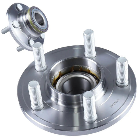 Front Wheel Hub Bearing Assembly 5 Lug With ABS Direct Replacement For Chrysler 300 2005 To 2014, close-up view