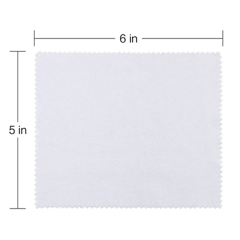 6x5 inch cloth measurement for 12 Pack Microfiber Glasses Cleaning Cloth 5x6 Inch Lens Wipes for Eyewear