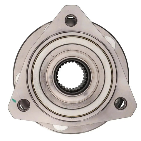 Front view of 5-lug Front Hub Bearing Assembly Without ABS For 1995-2006 Chrysler Sebring featuring 26 spline ball bearing design