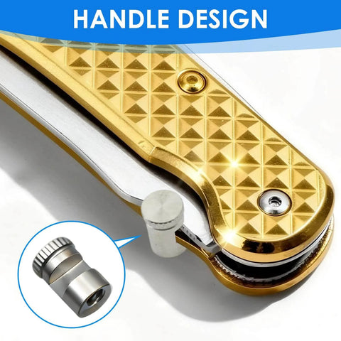 9 Piece Universal Quick Open Thumb Studs Replacement Set For EDC Knives Easy One Hand Flip Upgrade With Hex Wrench