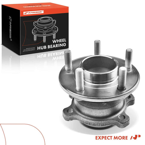 Rear Wheel Bearing And Hub Assembly For Ford Transit Connect Five Lug 2014 To 2018 High Load Capacity Ball Bearing