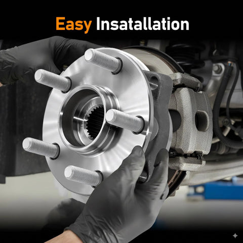 Front Wheel Hub Bearing Assembly 5 Lug With ABS 513413 Two Pack For Subaru Forester 2014 2018 Impreza easy install