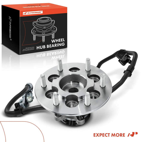 Front Left Wheel Bearing And Hub Assembly With ABS And 6-Lug Fit For Chevy Colorado 2004-2008, GMC Canyon 2004-2008, Isuzu I-280 2006, I-290 2007-2008, I-370 2007-2008