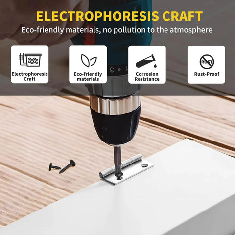 Black Wood Screws Kit 2 Inch Self Tapping Phillips Truss Head High Hardness Electrophoresis Coated for woodworking projects