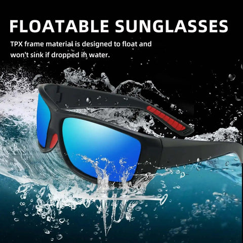 Floating Polarized Fishing Sunglasses for Men and Women, Ideal for Boating Sailing and Beach Days, UV400 Protection