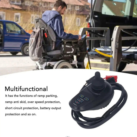 Easy To Use Electric Wheelchair Joystick Controller With Brake Function DC24V 45A Brushed Motor Separate Type For Smooth Acceleration