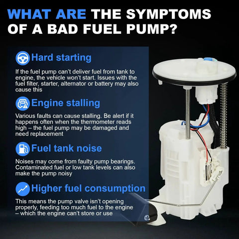 Toyota Camry Solara Fuel Pump Assembly Electric 2008 2009 2010 2011 2.4L And 2.5L Four Cylinder Engines, product diagram.