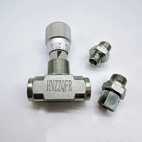 Tubular Hydraulic Bidirectional Flow Control Restrictor Valve Two Way Throttle Control Valve STB G3 8 With L08 Connector