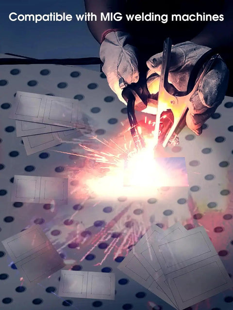 Close-up of Magnetic Welding Practice Kit with 28.6 Pound Heavy Duty Welding Magnet and steel coupons in action