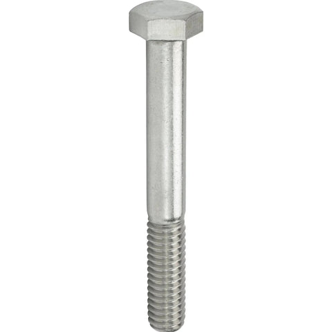 3/8-16 X 5 External Hex Head Bolts Stainless Steel 304 Partially Threaded Set Of 5 With Socket Or Wrench Drive