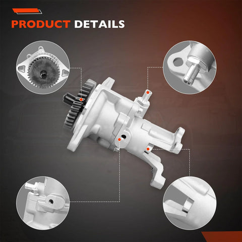 904-810 gear-driven vacuum pump, aluminum body for 1994–2002 Dodge Ram 2500/3500 5.9L Cummins