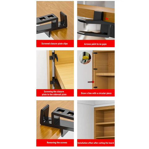 Pro Grade Woodworking Scribing Jig Set for Cabinet Installations and Furniture Making, built with durable ABS plastic, detailed guide.