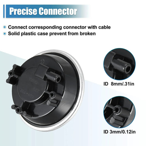 Front Differential Vacuum Actuator For 4WD Chevy S10 Blazer 1983 to 2005 GMC S15 Jimmy Sonoma 1983 to 2004 Pontiac 6000 1988 to 1990 OE 25031740 Replacement Part Easy Install with precise connectors