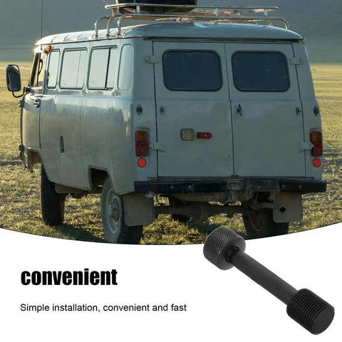 Heavy Duty Hydraulic Punch Kit With Locking Rod Cap tool and van in background