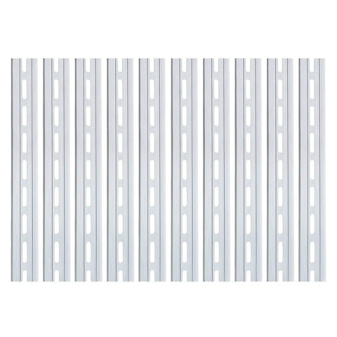 Aluminum DIN Rails 10 Pack, 1 Meter Each, Top Hat Slotted Design, RoHS Compliant, Pro Grade Durability, 35mm Wide By 7.5mm High, DIY Friendly Cut