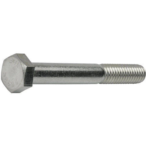 3/8-16 X 5 External Hex Head Bolts Stainless Steel 304 Partially Threaded Set Of 5 With Socket Or Wrench Drive For Tough Jobs