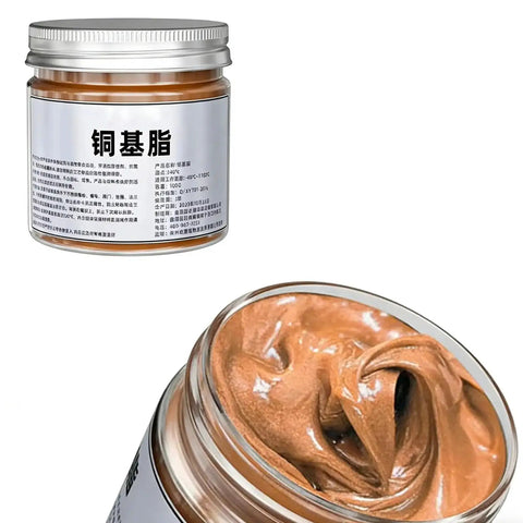 Copper Based Anti Seize Grease 100g Waterproof Long Lasting Paste For Brake Bolts Exhaust Nuts And Threaded Parts Easy Application