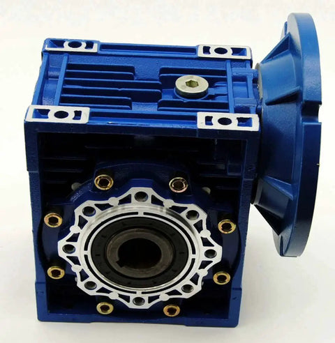 Industrial Worm Gear Speed Reducer 20 To 1 With 56C Flange 2.05 HP Input 1750 RPM Hollow Five Eighths Inch Shaft MRV063 Series
