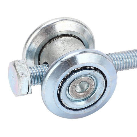 M10 Stainless Steel Track Roller Wheel 38mm for Heavy Duty Sliding Doors and Gates Rust Resistant Roller with Thick Galvanized Coating