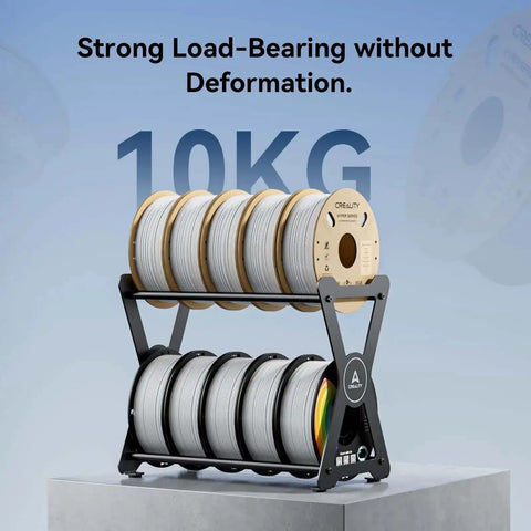 One Stop 3D Printer Filament Storage Box With Dryer Magnetic Closure And Moisture Proof Design 10Kg Capacity Two Tier Rack