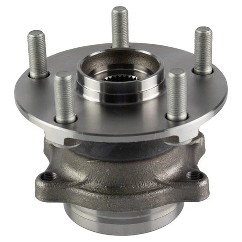 Rear Driver And Passenger Wheel Bearing Hub Assembly Set 2 Piece Direct Fit For 2015 To 2021 Subaru Legacy Outback Forester WRX STI Ascent Durable OEM Grade Replacement Kit front view