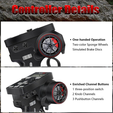 Racing RC Transmitter With 8 Channels 2.4GHz And Receiver Plus Beefed Up 2204 2400KV Brushless Outrunner Motor And 30A Brushless ESC