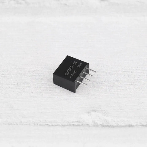 4 Pack Black 5V To 5V Isolated DC DC Power Supply Module B0505S-1W 1W Output, 4 Pin, Low No Load Current, High Isolation