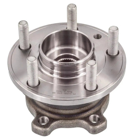 Front Hub Bearing Assembly For Ford Focus 2016 2017 2018 5 Lug Without Abs 512591, pre-greased and pre-sealed, close-up view.