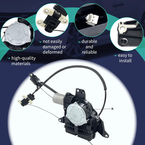 Right Passenger Side Power Sliding Door Motor Assembly With Cable Harness For Odyssey 2011-2017 3.5L V6 Models, Replaces 72010-TK8-305 72010-TK8-A01 72010-TK8-A11 72010-TK8-A12 Direct Fit Replacement for Easy Install displayed with features