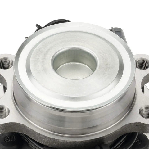 Close-up of Front Wheel Hub Bearing Assembly 6 Lug With ABS 515064 Fits Frontier 2005 2023 Pathfinder 2005 2012 Xterra 2005 2015