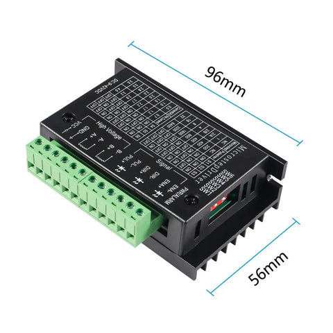 3 Pack TB6600 Stepper Motor Driver For CNC Controller, Single Axis Hybrid Driver, compact and high-current design, dimensions 96x56mm