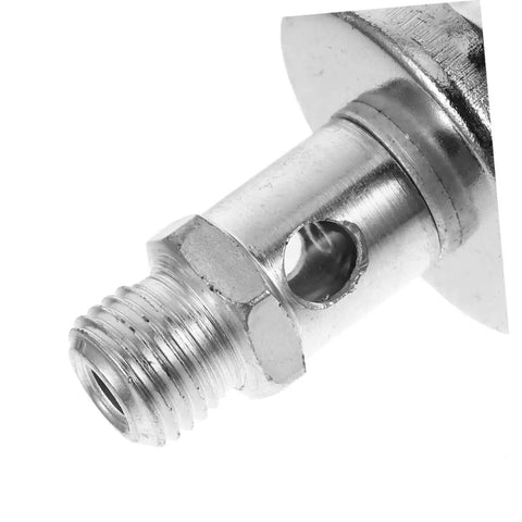 Close-up of High Pressure Grease Cup Needle Valve, Manual Grease Filling Tool for fittings and lathe machines, metal construction.