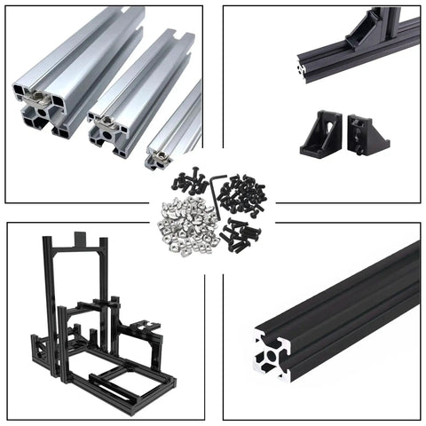 M6 T Nuts And Screws Assortment Kit For 3030 Aluminum Profile Extrusions Hammer Head T Slot Nuts Nickel Plated Carbon Steel