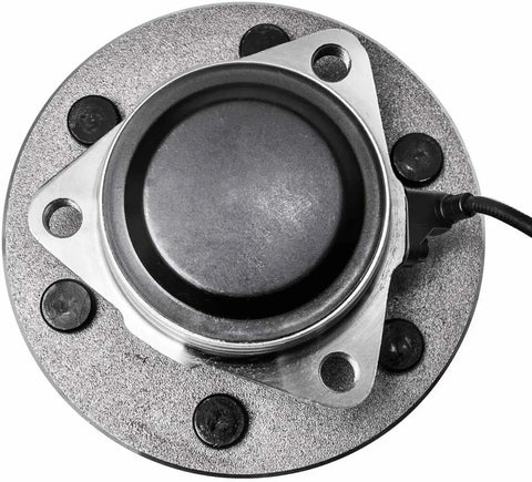 6 Lug Front Wheel Hub And Bearing Assembly With ABS For 2WD Chevy GMC Silverado Sierra 1500 Tahoe Escalade, top view