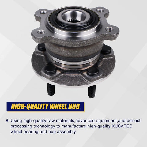 Two Pack Wheel Bearing Hub Assembly With ABS For Ford Escape AWD 2013 2018 And Lincoln MKC AWD 2015 2019 Rear 5 Lug Replacement Kit