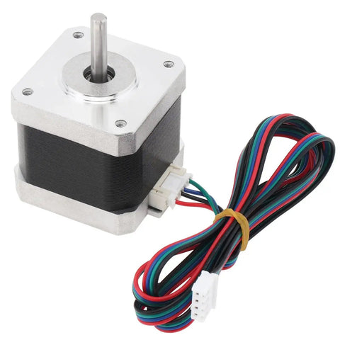 Six Pack 1.5 Meter Stepper Motor Cables XH2.54 4P To XH2.0 6P Color Wires For 3D Printer attached to stepper motor