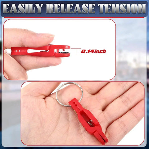 Heavy Tension Snap Release Clips Padded Trolling Clips With Key Ring For Weight Planer Boards Offshore Kites Downrigger Fishing Red Classic 20 Pack Built Tough For Saltwater And Freshwater Use Easy Release And Durable Seawater Safe Honoson