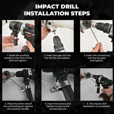Installation steps for Sheet Metal Nibbler Drill Attachment For Clean Burr Free Cuts On Steel Aluminum And Plastic A Dope Workhorse Tool.