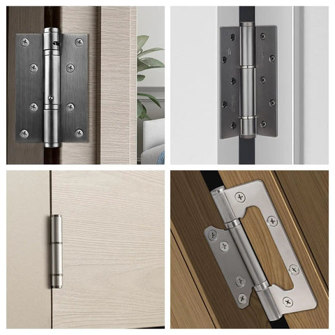4 Pack 3.5 Inch Door Hinge Pins Stainless Steel Silver Oil Rubbed Finish For Interior Doors And Windows Security Replacement