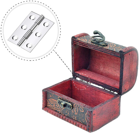 Stainless steel folding hinge set, 2-inch, 20 pcs for doors and windows
