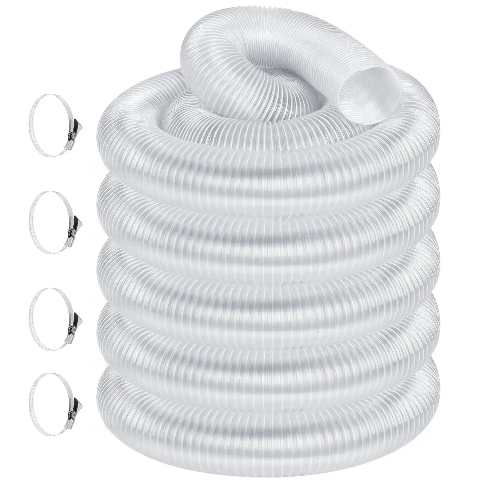 Heavy Duty 4 Inch PVC Dust Collection Hose, 50 Feet Lo...