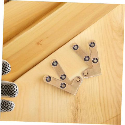Hidden Brass Door Hinge 2 Pack For Secret Doors And Bookcases, Heavy Duty Concealed Pivot Hinge With Silent Operation displayed on wood
