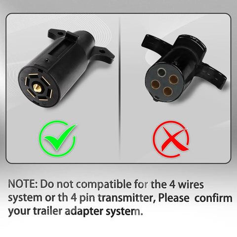BELIFLY wireless trailer light bar, 23 in, black housing; front brass contact, rear 4-pin connector