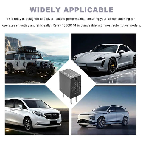 Two Pack 12V Car AC Relay 40A 4 Pin Quick Connect High Power Auto Relay For Cooling Fans in various vehicle models