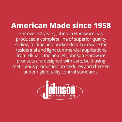 Johnson Hardware American made door hardware products since 1958 with quality control standards from Elkhart, Indiana