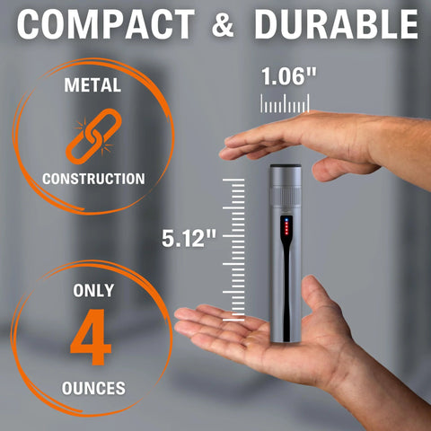 Sysotek Visual Fault Locator fiber optic VFL tool kit with metal construction, 4 ounces, handheld retractable head