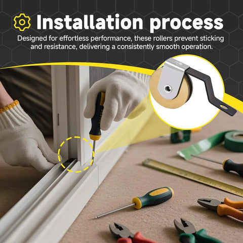 Installation of Heavy Duty Stainless Steel Sliding Screen Door Tension Spring Kit With One And Three Quarter Inch V Style Offset Bend